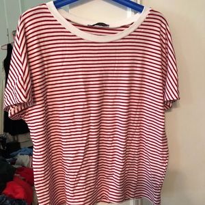 striped short sleeve tee